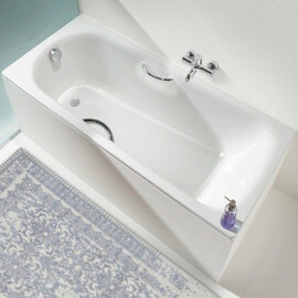Стальная ванна Kaldewei Saniform Plus Star 170x75 с отверстиями под ручки и easy-clean купить за 36050 руб.