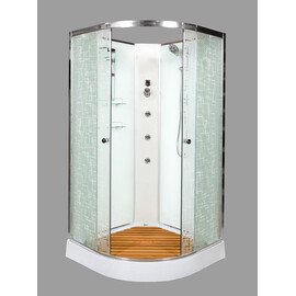 ДУШЕВАЯ КАБИНА DETO EM1580NGM С ГИДРОМАССАЖЕМ