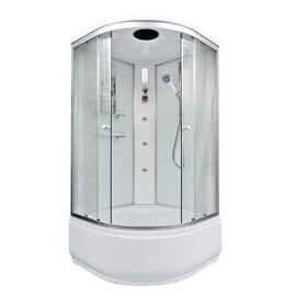 ДУШЕВАЯ КАБИНА DETO EM4580GM+EL С ГИДРОМАССАЖЕМ И ЭЛЕКТРИКОЙ