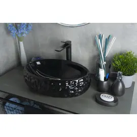 ЧЕРНАЯ ГЛЯНЦЕВАЯ КЕРАМИЧЕСКАЯ РАКОВИНА GID 9030BF