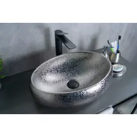 СЕРЕБРЕННАЯ КЕРАМИЧЕСКАЯ РАКОВИНА GID 9030S