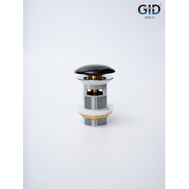 ЧЕРНЫЙ КЕРАМИЧЕСКИЙ ДОННЫЙ КЛАПАН GID BL100-1 С ПЕРЕЛИВОМ