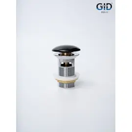 ЧЕРНЫЙ КЕРАМИЧЕСКИЙ ДОННЫЙ КЛАПАН GID BL100-1 С ПЕРЕЛИВОМ