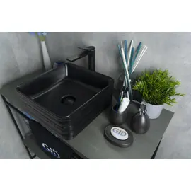 ЧЕРНАЯ МАТОВАЯ КЕРАМИЧЕСКАЯ РАКОВИНА GID BM965