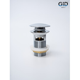 ДОННЫЙ КЛАПАН GID CH100-1 ХРОМ С ПЕРЕЛИВОМ