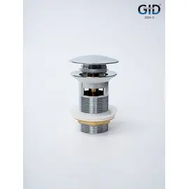 ДОННЫЙ КЛАПАН GID CH100-1 ХРОМ С ПЕРЕЛИВОМ