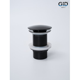 ЧЕРНЫЙ МЕТАЛЛИЧЕСКИЙ ДОННЫЙ КЛАПАН GID G-54BL БЕЗ ПЕРЕЛИВА