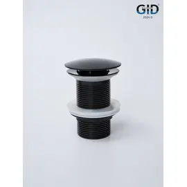 ЧЕРНЫЙ МЕТАЛЛИЧЕСКИЙ ДОННЫЙ КЛАПАН GID G-54BL БЕЗ ПЕРЕЛИВА