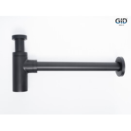 СИФОН ЧЕРНЫЙ ДЛЯ РАКОВИНЫ GID G-74BL