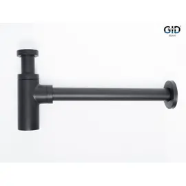 СИФОН ЧЕРНЫЙ ДЛЯ РАКОВИНЫ GID G-74BL
