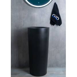 КЕРАМИЧЕСКАЯ НАПОЛЬНАЯ РАКОВИНА GID NB130BG ЧЕРНЫЙ ГРАФИТ