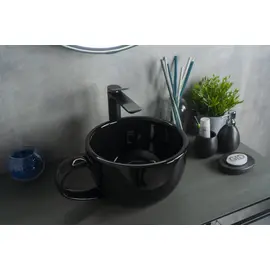 ЧЕРНАЯ КЕРАМИЧЕСКАЯ РАКОВИНА GID NC9077