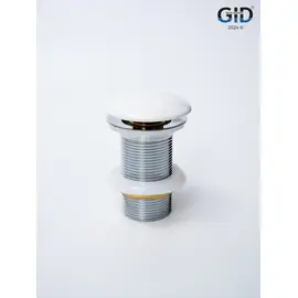 БЕЛЫЙ КЕРАМИЧЕСКИЙ ДОННЫЙ КЛАПАН GID WH100 БЕЗ ПЕРЕЛИВА