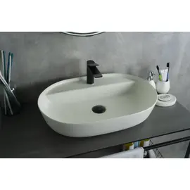 БЕЛАЯ МАТОВАЯ КЕРАМИЧЕСКАЯ РАКОВИНА GID WM1346