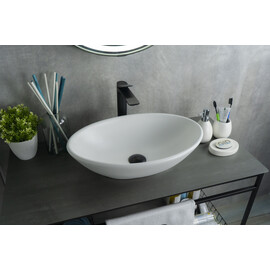 БЕЛАЯ МАТОВАЯ КЕРАМИЧЕСКАЯ РАКОВИНА GID WM9021