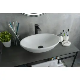 БЕЛАЯ МАТОВАЯ КЕРАМИЧЕСКАЯ РАКОВИНА GID WM9021