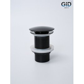ЧЕРНЫЙ МЕТАЛЛИЧЕСКИЙ ДОННЫЙ КЛАПАН GID G-54BL БЕЗ ПЕРЕЛИВА