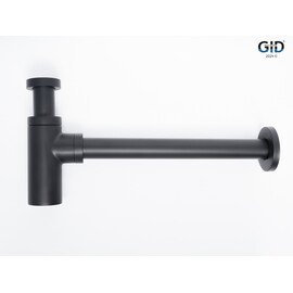 СИФОН ЧЕРНЫЙ ДЛЯ РАКОВИНЫ GID G-74BL