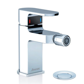 СМЕСИТЕЛЬ ДЛЯ БИДЕ С ДОННЫМ КЛАПАНОМ RAVAK CR 055.00