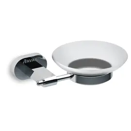 ДЕРЖАТЕЛЬ С МЫЛЬНИЦЕЙ (СТЕКЛО) RAVAK CR 200.00
