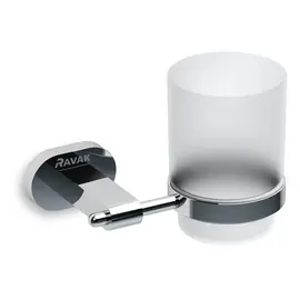 ДЕРЖАТЕЛЬ СО СТАКАНОМ (СТЕКЛО) RAVAK CR 210.00