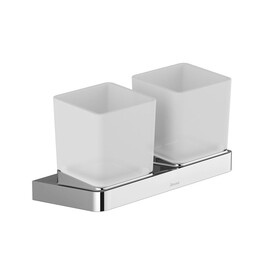 ДЕРЖАТЕЛЬ С ДВУМЯ СТАКАНАМИ (СТЕКЛО) RAVAK TD 220.00