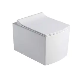 УНИТАЗ ПОДВЕСНОЙ БЕЗОБОДКОВЫЙ BLACK & WHITE W-719