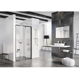 ДУШЕВАЯ ДВЕРЬ RAVAK PIVOT PDOP2 110 ЧЕРНЫЙ+ТРАНСПАРЕНТ