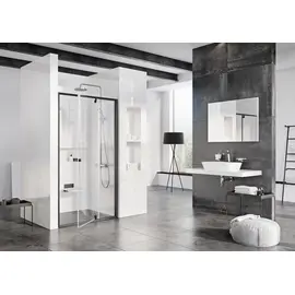 ДУШЕВАЯ ДВЕРЬ RAVAK PIVOT PDOP2 110 ЧЕРНЫЙ+ТРАНСПАРЕНТ