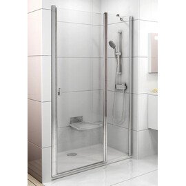 ДУШЕВАЯ ДВЕРЬ RAVAK CHROME CSD2-100 БЛЕСТЯЩИЙ+ТРАНСПАРЕНТ