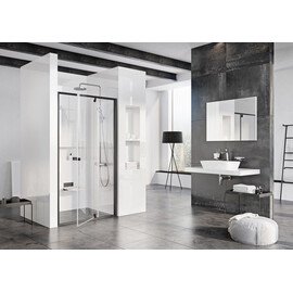 ДУШЕВАЯ ДВЕРЬ RAVAK PIVOT PDOP2 120 ЧЕРНЫЙ+ТРАНСПАРЕНТ