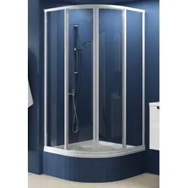 ДУШЕВОЙ УГОЛОК ПОЛУКРУГЛЫЙ RAVAK SUPERNOVA SKCP4-90 SABINA БЕЛЫЙ+ПЕРЛ