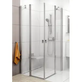 ЭЛЕМЕНТ ДУШЕВОГО УГОЛКА RAVAK CHROME CRV2-110 БЛЕСТЯЩИЙ+ТРАНСПАРЕНТ