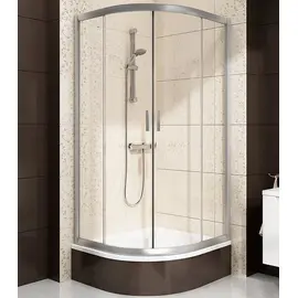 ДУШЕВОЙ УГОЛОК ПОЛУКРУГЛЫЙ RAVAK BLIX BLCP4-80 SABINA БЕЛЫЙ+ТРАНСПАРЕНТ