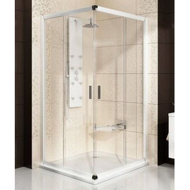 ДУШЕВОЙ УГОЛОК ПРЯМОУГОЛЬНЫЙ РАЗДВИЖНОЙ RAVAK BLIX BLRV2К-80 САТИН+ТРАНСПАРЕНТ