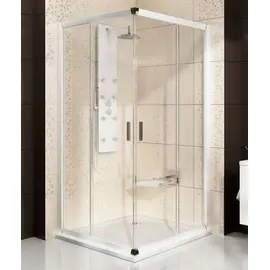 ДУШЕВОЙ УГОЛОК ПРЯМОУГОЛЬНЫЙ РАЗДВИЖНОЙ RAVAK BLIX BLRV2К-110 БЕЛЫЙ+ТРАНСПАРЕНТ