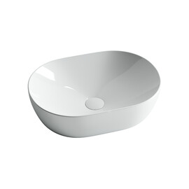 УМЫВАЛЬНИК ЧАША НАКЛАДНАЯ ОВАЛЬНАЯ CERAMICA NOVA ELEMENT 480X350X130 ММ