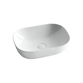 УМЫВАЛЬНИК ЧАША НАКЛАДНАЯ ПРЯМОУГОЛЬНАЯ CERAMICA NOVA ELEMENT 455X325X135 ММ