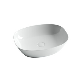 УМЫВАЛЬНИК ЧАША НАКЛАДНАЯ ОВАЛЬНАЯ CERAMICA NOVA ELEMENT 500X380X140 ММ