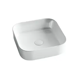 УМЫВАЛЬНИК ЧАША НАКЛАДНАЯ КВАДРАТНАЯ CERAMICA NOVA ELEMENT 385X385X135 ММ
