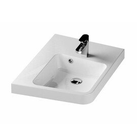 УМЫВАЛЬНИК RAVAK BE HAPPY II ЛЕВЫЙ БЕЛЫЙ С ПЕРЕЛИВОМ