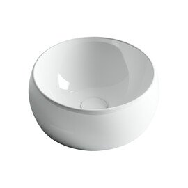 УМЫВАЛЬНИК ЧАША НАКЛАДНАЯ КРУГЛАЯ CERAMICA NOVA ELEMENT 395X395X155 ММ