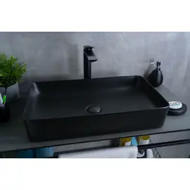 ЧЕРНАЯ МАТОВАЯ КЕРАМИЧЕСКАЯ РАКОВИНА GID BM9396