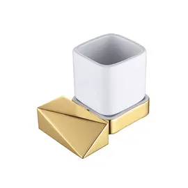 СТАКАН ДЛЯ ЗУБНЫХ ЩЕТОК BOHEME NEW VENTURO, ЗОЛОТО