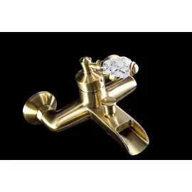 СМЕСИТЕЛЬ ДЛЯ ВАННЫ BOHEME VOGUE CRYSTAL БРОНЗА (ОДНОРУЧКОВЫЙ)