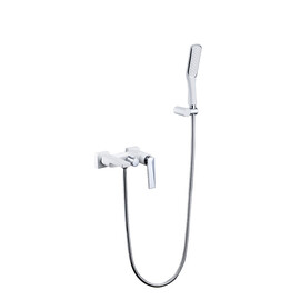 СМЕСИТЕЛЬ ДЛЯ ВАННЫ С ДУШЕВЫМ ГАРНИТУРОМ BOHEME VENTURO БЕЛЫЙ-ХРОМ