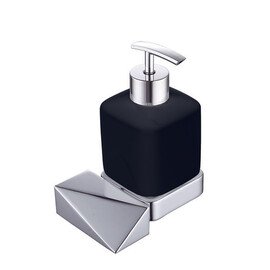 ДИСПЕНСЕР НАСТЕННЫЙ BOHEME NEW VENTURO, ХРОМ/ЧЕРНЫЙ