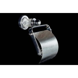 ДЕРЖАТЕЛЬ ДЛЯ ТУАЛЕТНОЙ БУМАГИ С КРЫШКОЙ BOHEME MURANO CRISTAL