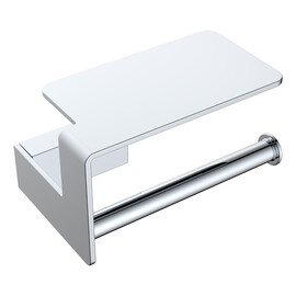 ДЕРЖАТЕЛЬ ТУАЛЕТНОЙ БУМАГИ С ПОЛКОЙ CHROME BOHEME Q