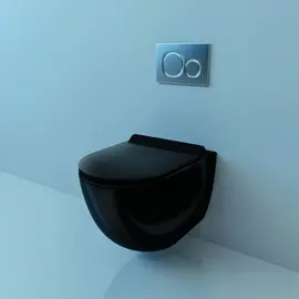 УНИТАЗ-ПОДВЕСНОЙ ESBANO GARCIA ЧЕРНЫЙ